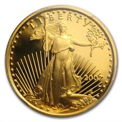 2007-W 1/4 oz Proof Gold American Eagle PR-70 PCGS