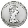 Image 1 : 1989 1 oz Silver Canadian Maple Leaf (Brilliant Uncircu