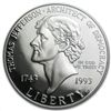 Image 1 : 1993-S Jefferson 250th Anniv. $1 Silver Commem PR-69 DC