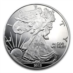 2012 4 oz Silver Eagle (w/ Box &amp; CoA) .999 Fine Sil