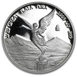 2009 1/20 oz Proof Silver Mexican Libertad (Capsule)