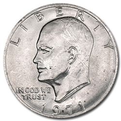 1971-D Eisenhower Dollar - Brillant Uncirculated