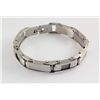 Image 1 : Men's Stainless Electroplated Bracelet 8 3/4"