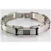Image 2 : Men's Stainless Electroplated Bracelet 8 3/4"