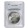Image 1 : Morgan Dollar - 5 Coin Mintmark Set - MS-65 PCGS