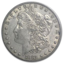 1881 Morgan Dollar AU-53 NGC - GSA Certified Soft Pack