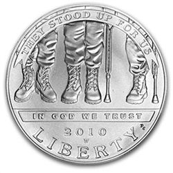 2010-W Disabled American Veterans $1 Silver Commem MS-7