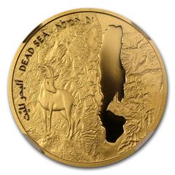 2011 Israel Dead Sea 1/2 oz Gold PF-69 UCAM NGC