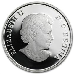 2010 Silver Canadian $10 Blue Whale Coin &amp; Stamp Se