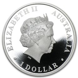 2013 1 oz Proof Silver Aurora Australis - Australian An