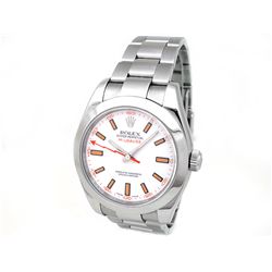 Rolex Stainless Steel Oyster Perpetual Milgauss Watch