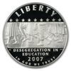 Image 1 : 2007-P School Desegregation $1 Silver Commem PR-69 DCAM