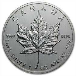 1988 1 oz Silver Canadian Maple Leaf (Brilliant Uncircu