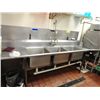 Image 1 : S/S 3 Comp Sink w/Clean Line
