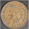 Image 1 : 1886 Indian 1 Cent Feather between C and A XF-40