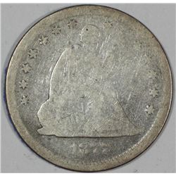 1877S Liberty Seated 25 Cents G-4