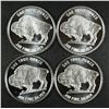 Image 2 : Buffalo Silver 1oz Rounds 4 Pieces PRDCAM