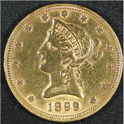 1899 Coronet 10 Dollars (Eagle) AU-58