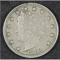 1883 Liberty 5 Cents Without CENTS F-12