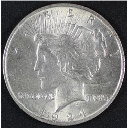 1924 Peace 1 Dollar AU-50