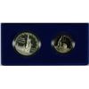 Image 1 : 1986S Modern Commemoratives Commemoratives 2pc Ellis Island Dollar & Liberty 50c PF