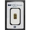 Image 1 : Gold Bar - 1/10 Oz
