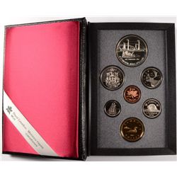 1991 CANADIAN PROOF SET, DOUBLE DOLLARS,  WITH BOX/COA, ONE DOLLAR IS SILVER