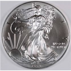 2013 AMERICAN SILVER EAGLE, GEM BU RIGHT OUT OF ORIGINAL MINT TUBE