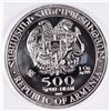 Image 2 : 2013 REPUBLIC OF ARMENIA NOAH'S ARK ONE OUNCE .999 SILVER COIN