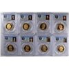 Image 2 : 2 EACH 2007-S PRESIDENTIAL PROOF DOLLARS, PCGS PR-69 DCAM VERY NICE  COINS