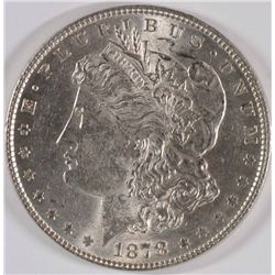 1878 7-TF MORGAN SILVER DOLLAR, MS-62 WHITE!
