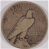 Image 2 : 1921 PEACE SILVER DOLLAR, VG  SEMI-KEY