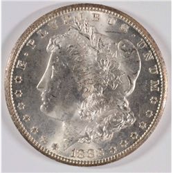 1883-CC MORGAN SILVER DOLLAR, MS-63+  WHITE