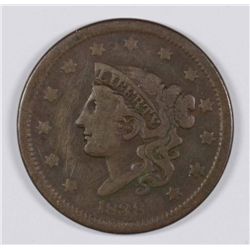 1838 LARGE CENT FINE+