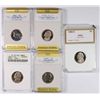 Image 1 : (5) SLABBED PROOF JEFFERSON NICKELS (62, 69-S, 79-S, 81-S, 96-S)