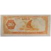 Image 2 : 1882 $20.00 GOLD CERTIFICATE, XF/AU  VERY NICE NOTE!  VERY RARE!!!