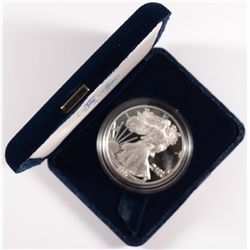2003 PROOF AMERICAN SILVER EAGLE IN ORIGINAL BOX WITH CERTIFICATE