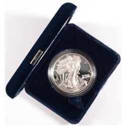 2004 PROOF AMERICAN SILVER EAGLE IN ORIGINAL BOX WITH CERTIFICATE