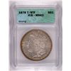 Image 1 : 1878 7/8 F MORGAN SILVER DOLLAR, ICG MS-63 NICE!