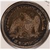 Image 2 : 1843 SEATED LIBERTY HALF DOLLAR XF/AU