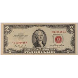 $2.00 RED SEAL STAR NOTE  NICE