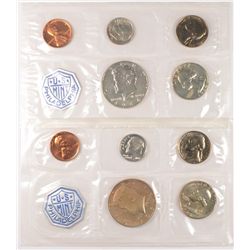 2 - 1964 U.S. PROOF SETS (NO YELLOW ENV.)