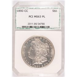 1890-CC MORGAN DOLLAR PCI MS-63 PL