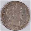 Image 1 : 1907-D BARBER HALF DOLLAR XF/AU-45 SCARCE!
