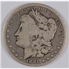 Image 1 : 1891-CC MORGAN SILVER DOLLAR, VG+
