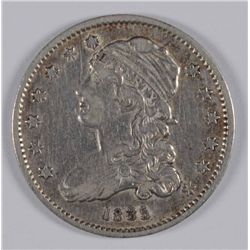 1835 CAPPED BUST QUARTER XF