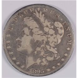 1895-O MORGAN SILVER DOLLAR, VG