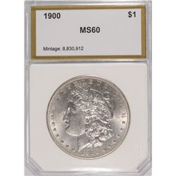 1900 MORGAN DOLLAR PCI MS-60
