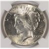 Image 2 : 1923 PEACE DOLLAR NGC MS-62