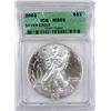 Image 1 : 2001 SILVER AMERICAN EAGLE ICG MS-69